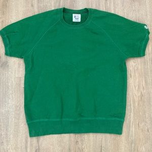 Todd Snyder Champion short sleeve sweatshirt green Large